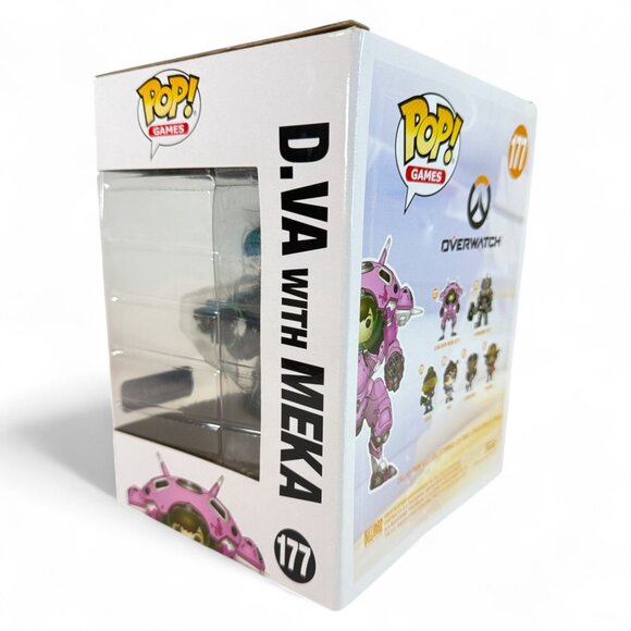 Funko Pop Games Overwatch D.Va & Meka blueberry #177 Exclusive Vinyl Figure - Picture 3 of 8